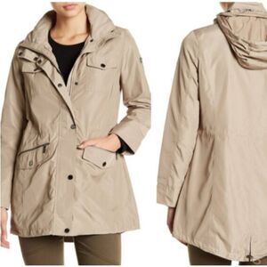 Michael Kors Hooded Anorak Jacket Coat Size L